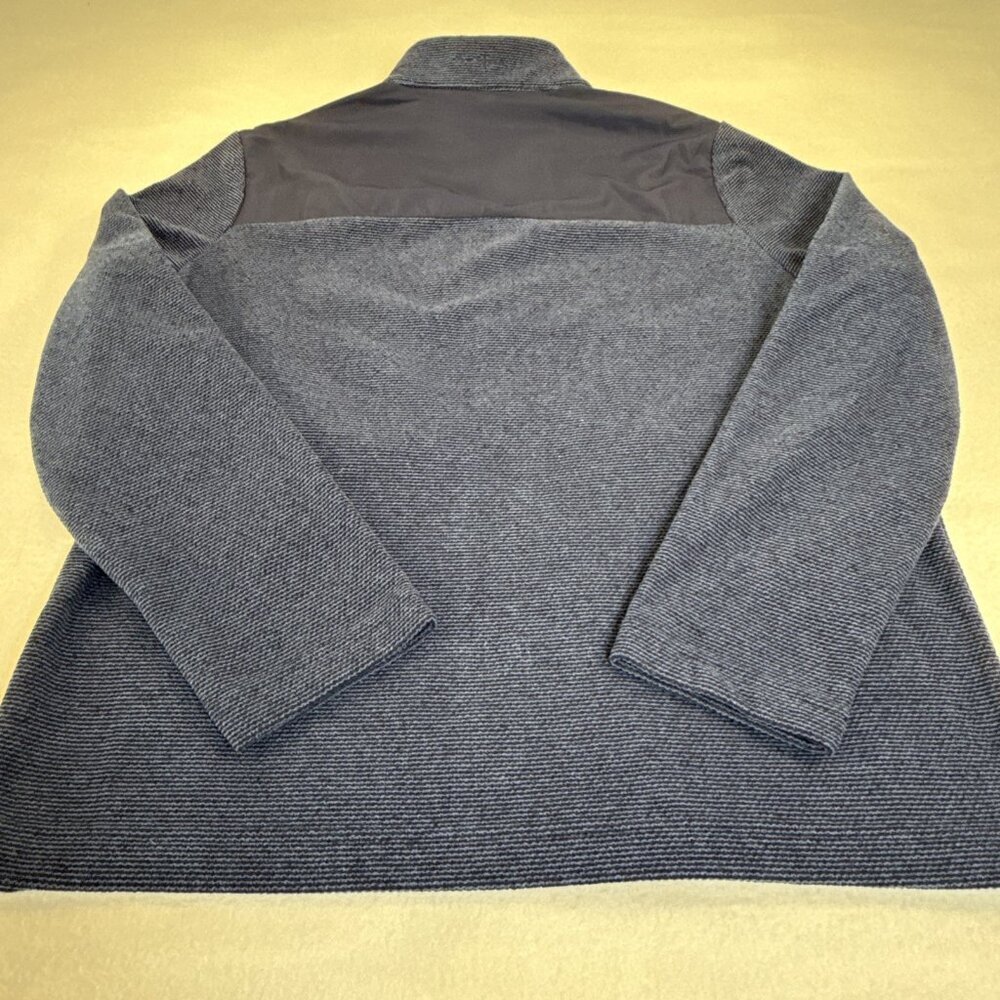 Ben Hogan Performance Men Med Dura Fleece Full Zip Golf Jacket, up to Color BLUE - Picture 7 of 9